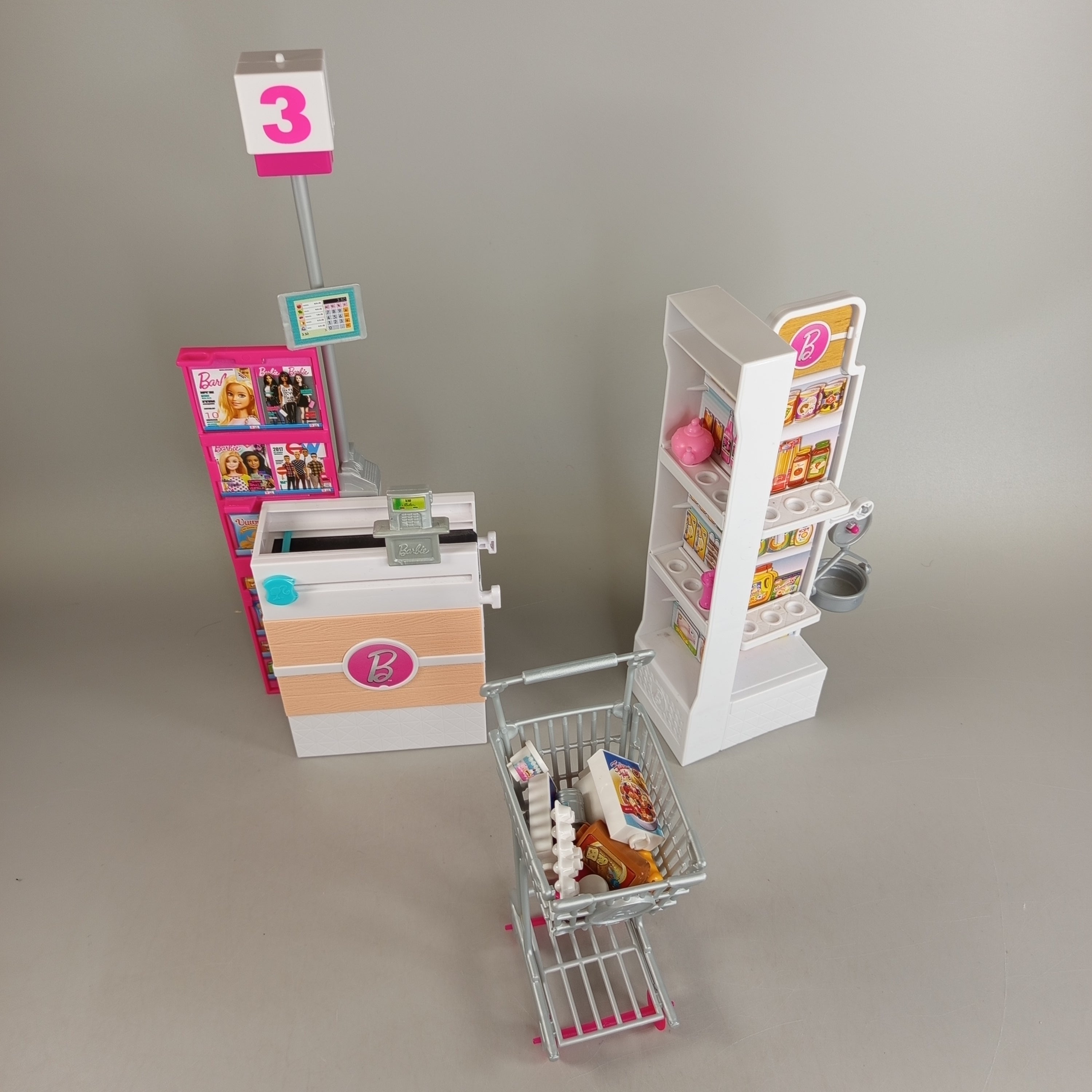 Barbie Supermarkt Spielset mit Zubehör